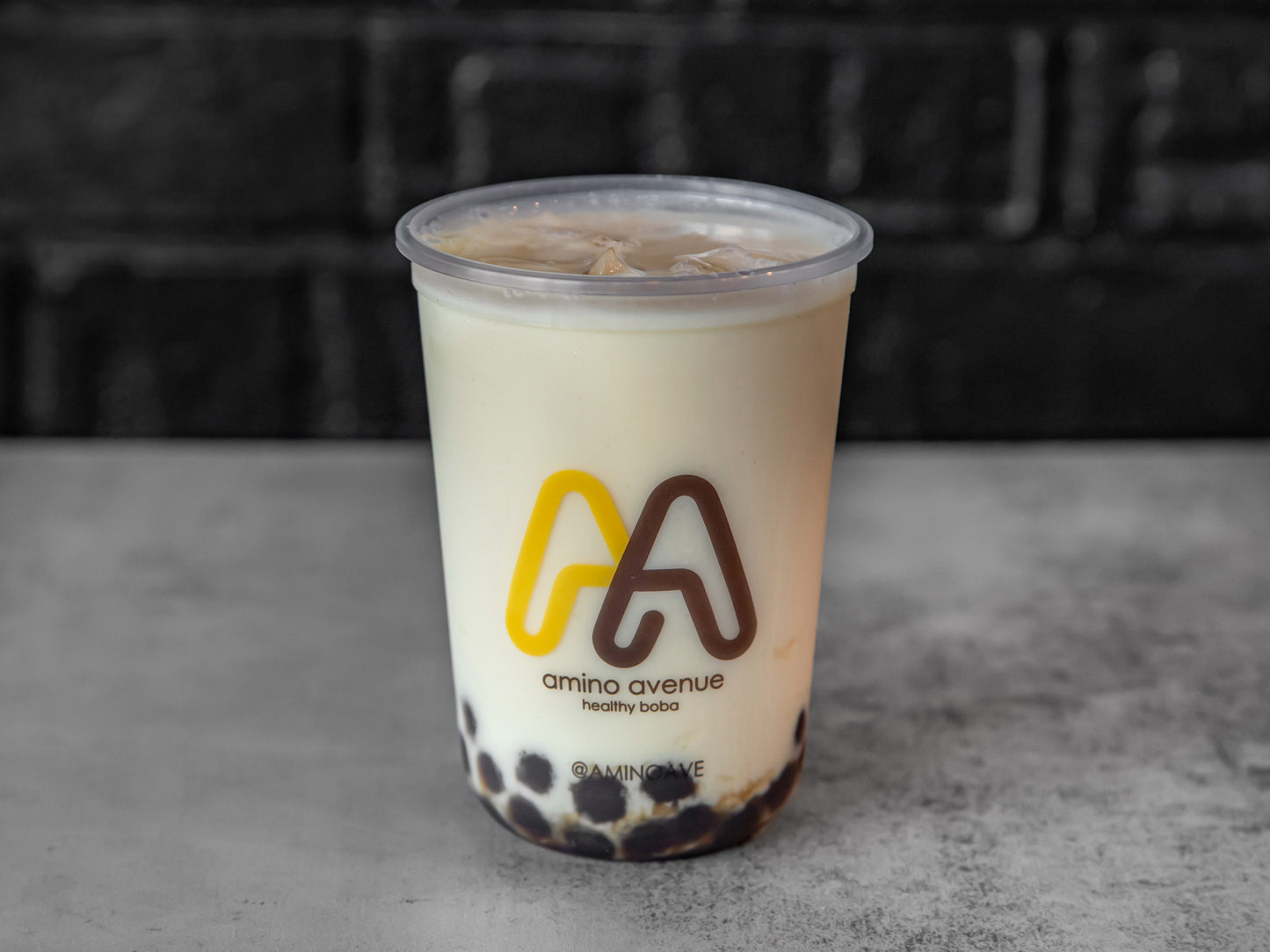 Jasmine Fresh Milk Tea (w/ Boba)