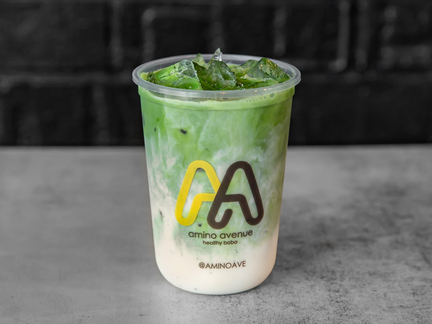 Premium Jasmine Matcha Latte